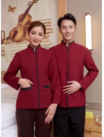 保潔服一?？?紅色